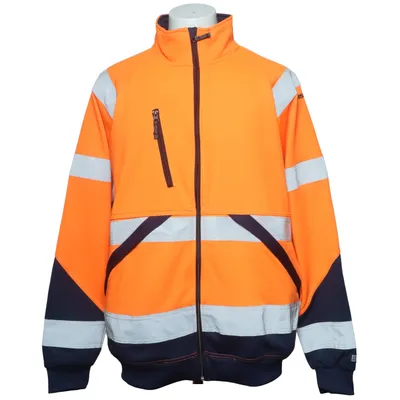 Refleksjakke (Orange, Blå, Flerfarvet) fra Fristads Bomuld, Polyester