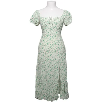 Klänning (Vit, Grön, Flerfärgad) från Dobber Viskos