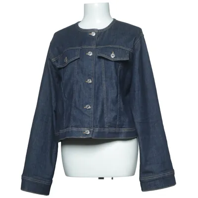 Denimjakke (Blå) fra XLNT by KappAhl Bomuld, Elastan, Polyester