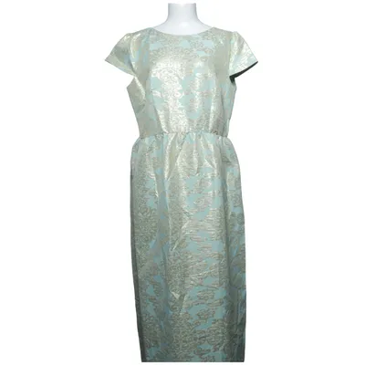 Robe longue (Cute Metallic Long Gown) de Pernilla Wahlgren Coton, Fibre métallique, Polyester