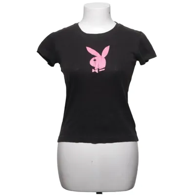 T-shirt (Zwart) van Playboy Katoen