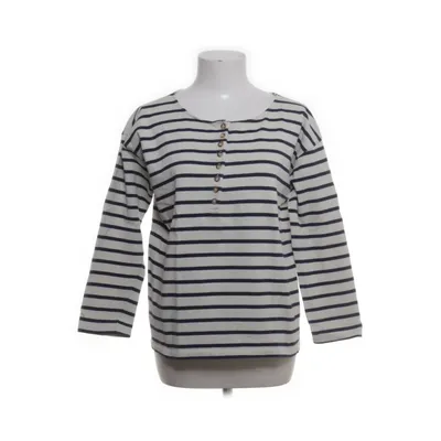 Henley shirt (Beige, Blue) from Sézane Organic cotton