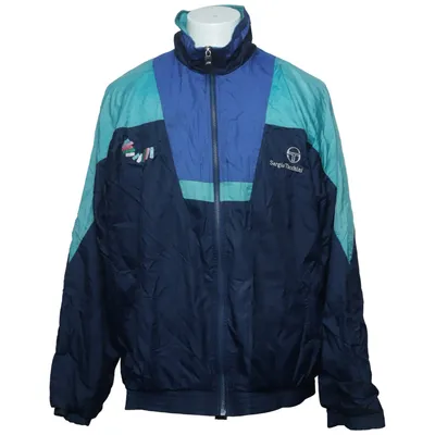 Sports jacket (Blue, Green, Multicolored) from Sergio Tacchini Cotton, Polyamide, Polyester