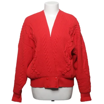 Kofta (Röd) från Kriss Akryl, Bomull, Ull