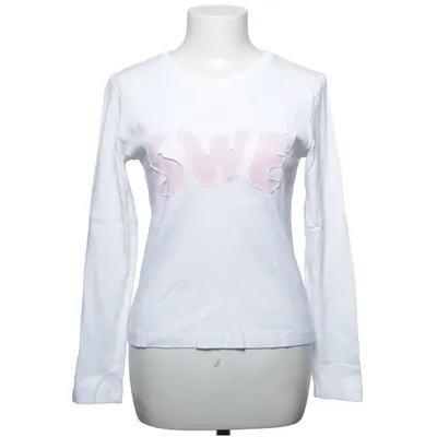 Långärmad t-shirt (Vit, Rosa) från Bondelid Bomull