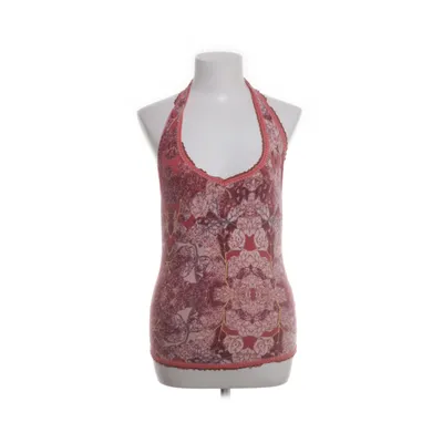 Halterneck top (Lilla, Flerfarvet) fra Munthe plus Simonsen Bomuld, Elastan