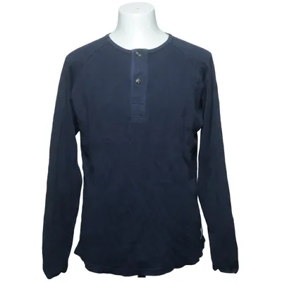 Henley Shirt (Blau) von Resteröds Baumwolle