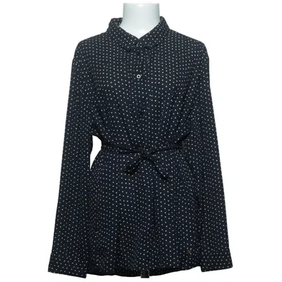 Bluse (Blå, Hvid) fra Dea