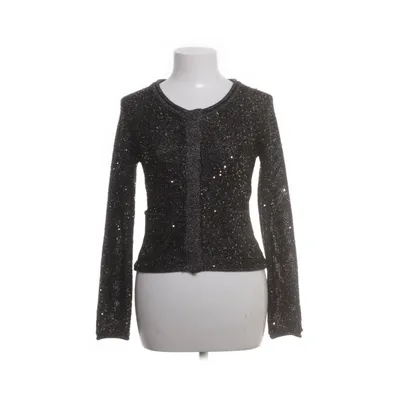 Cardigan (Sort, Guld) fra Saint Tropez Metallfiber, Polyester