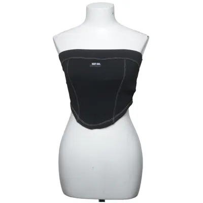 Tubetop (Sort) fra Shein Elastan, Polyester