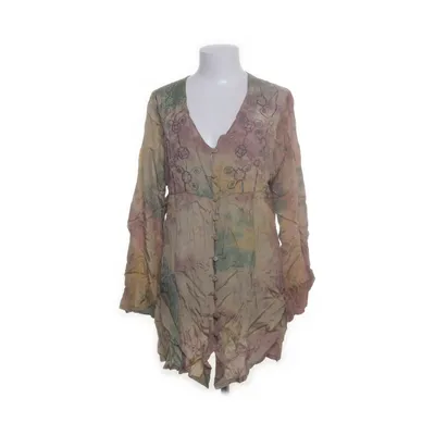 Klänning (Beige, Flerfärgad) från Hennes Collection by H&M Viskos