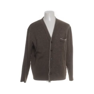 Cardigan (Brown, White)