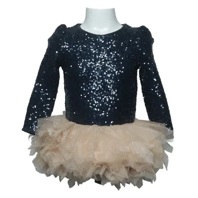 Dress (Black, Beige) from Konges Sløjd Elastane, Polyamide, Recycled polyester