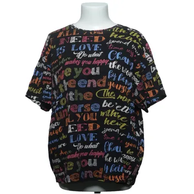 T-shirt (Zwart, Meerkleurig) van Studio Untold Katoen