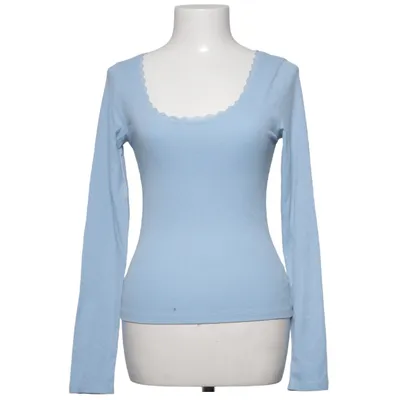 T-shirt à manches longues (Bleu) de American Eagle Coton, Élasthane, Polyester recyclé