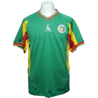 Football jersey (Green, Yellow, Red) from Le Coq Sportif Polyester