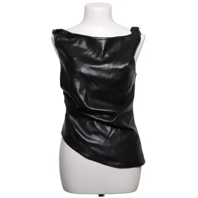 Top (Zwart) van Mango Polyester, Polyurethaan