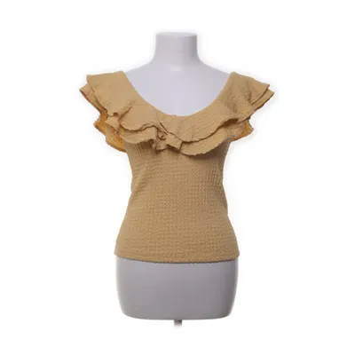 Top (Geel) van Lindex Elastaan, Polyester