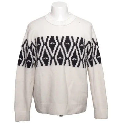 Sweater (White, Black) from J.Lindeberg Alpaca wool, Elastane, Polyamide