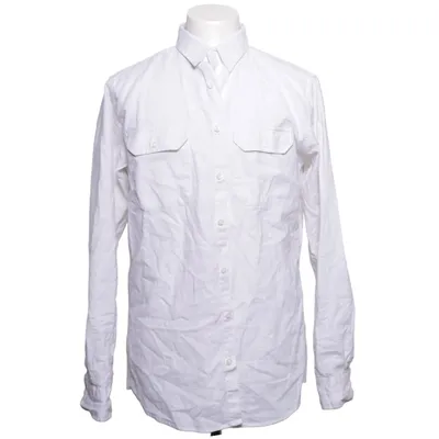Chemise (Blanc) de Dressmann Coton, Lin