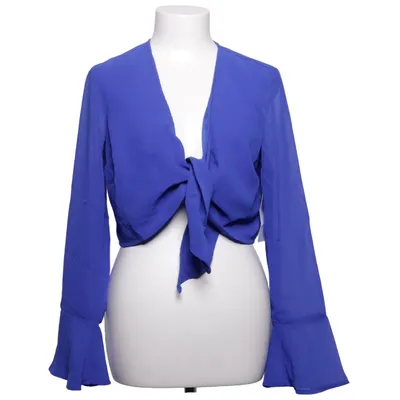 Blouse portefeuille (Bleu) de Bubbleroom Polyester recyclé