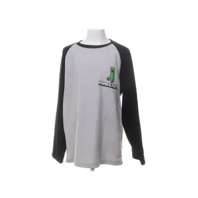 Fleecetröja (Grå, Svart) från Minecraft Polyester, Polyuretan