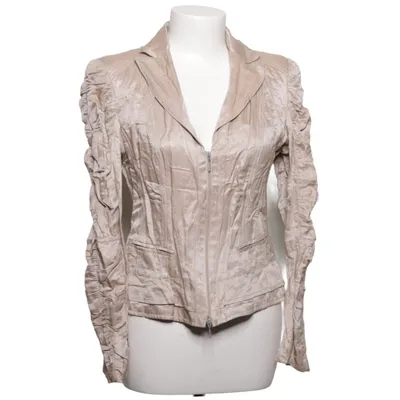 Blazer (Beige) van Apanage Collection Katoen, Linnen, Metallvezel, Viscose