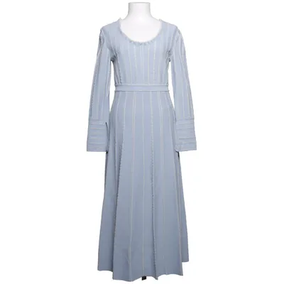 Robe longue (Bleu) de Fendi Laine d'alpaga, Mohair, Polyamide, Polyester, Viscose