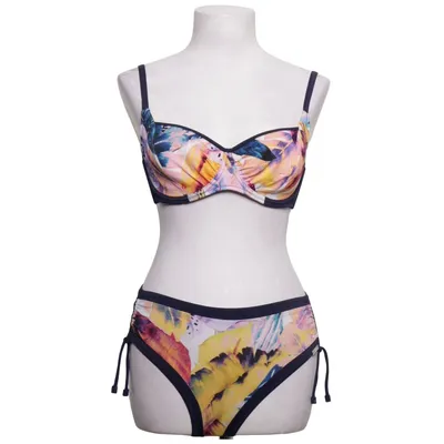 Bikini (Blue, Multicolored) from Charmline Elastane, Polyamide