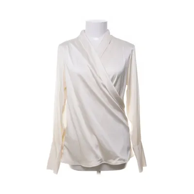 Slå-om bluse (Beige) fra Karmamia