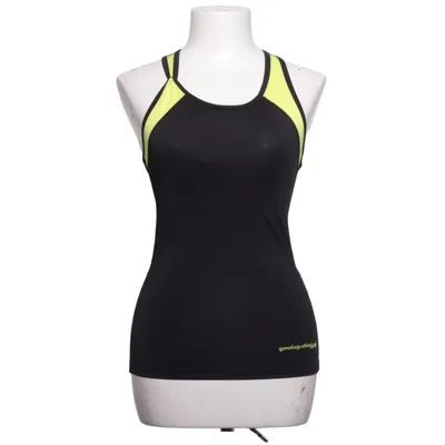Sports tank top (Black, Yellow) from Gymology Athletica Elastane, Polyester