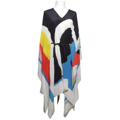 Kaftan (Zwart, Wit, Meerkleurig) van Fendi Zijde