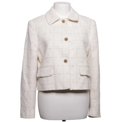 Blazer (Hvid) fra Zara Bomuld, Polyester