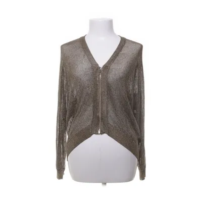 Cardigan (Brun, Guld) fra Zara Metallfiber, Viscose