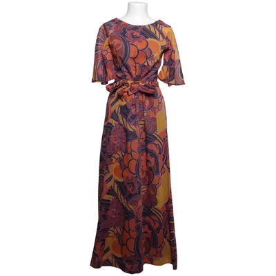 Maxikleid (Orange, Lila, Gelb) von Josephine Modeller