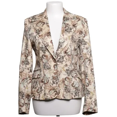 Blazer (Beige, Brown, Blue) from Cappuccini Cotton, Elastane, Polyester