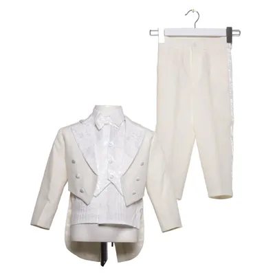 Costume queue de pie (Blanc) de Salci Collection