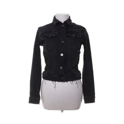 Jeansjacka (Svart) från Zara Bomull, Elastan