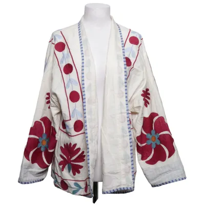 Kimono (White, Red, Blue) from Parfois Cotton