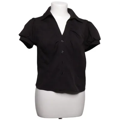 Short sleeve shirt (Black) Elastane, Polyester