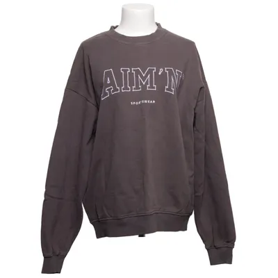 Collegetröja (Grå) från Aim'n Bomull, Polyester