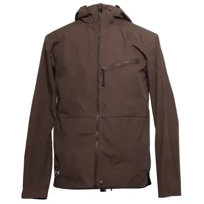 Shell jacket (Brown) from Lundhags Organic cotton, Recycled polyester