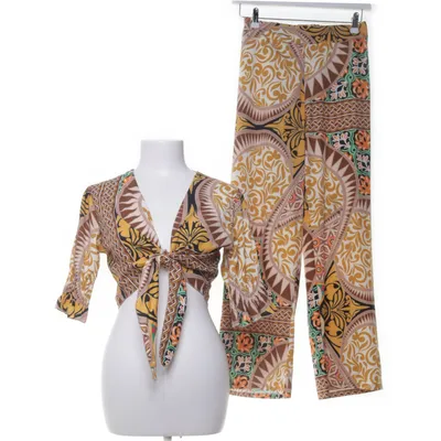 Set (Geel, Beige, Roze) van Made in italy Elastaan, Polyester