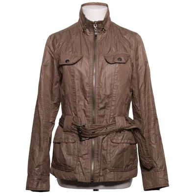 Jacket (Brown) from Reset Cotton, Metallic fiber, Polyester