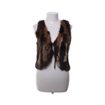 Pälsväst (Blå, Flerfärgad) från Culture Bomull, Kaninpäls, Polyester