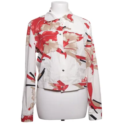 Jacket (White, Red, Brown) from Fuego Woman Cotton, Elastane