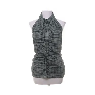 Haltertop (Groen, Zwart) van Ganni Polyamide, Gerecycled polyester