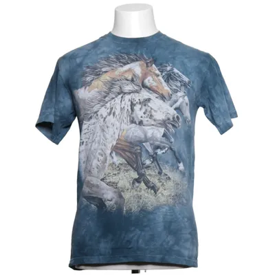 T-shirt (Bleu, Multicolore) de The Mountain Coton