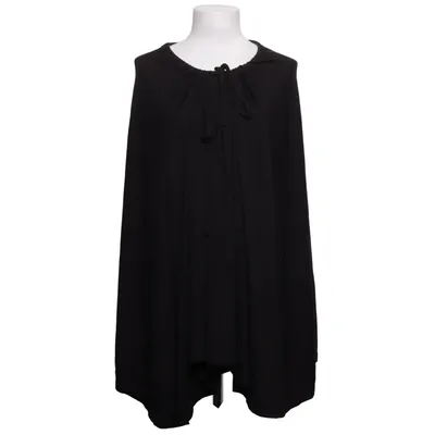 Poncho (Svart) från Totême Silke, Ull