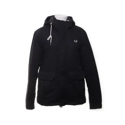 Winterjas (Zwart) van Fred Perry Katoen, Polyester, Polyamide, Elastaan